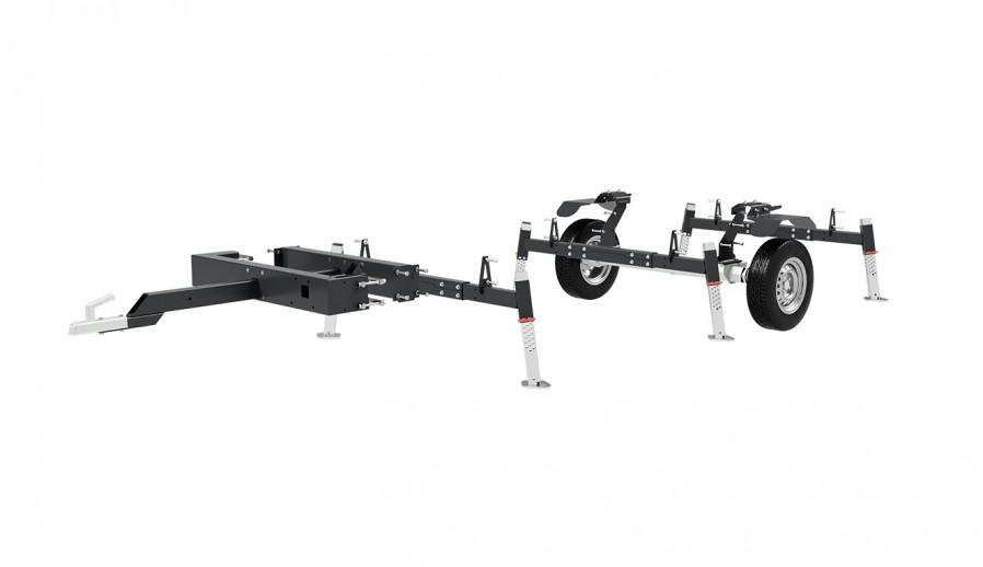 Unbraked Trailerkit with Support Legs, B751 PRO