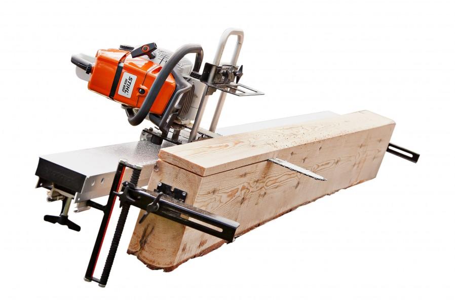 Timberjig with guide rail package